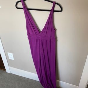 Fuschia Matty M maxi dress